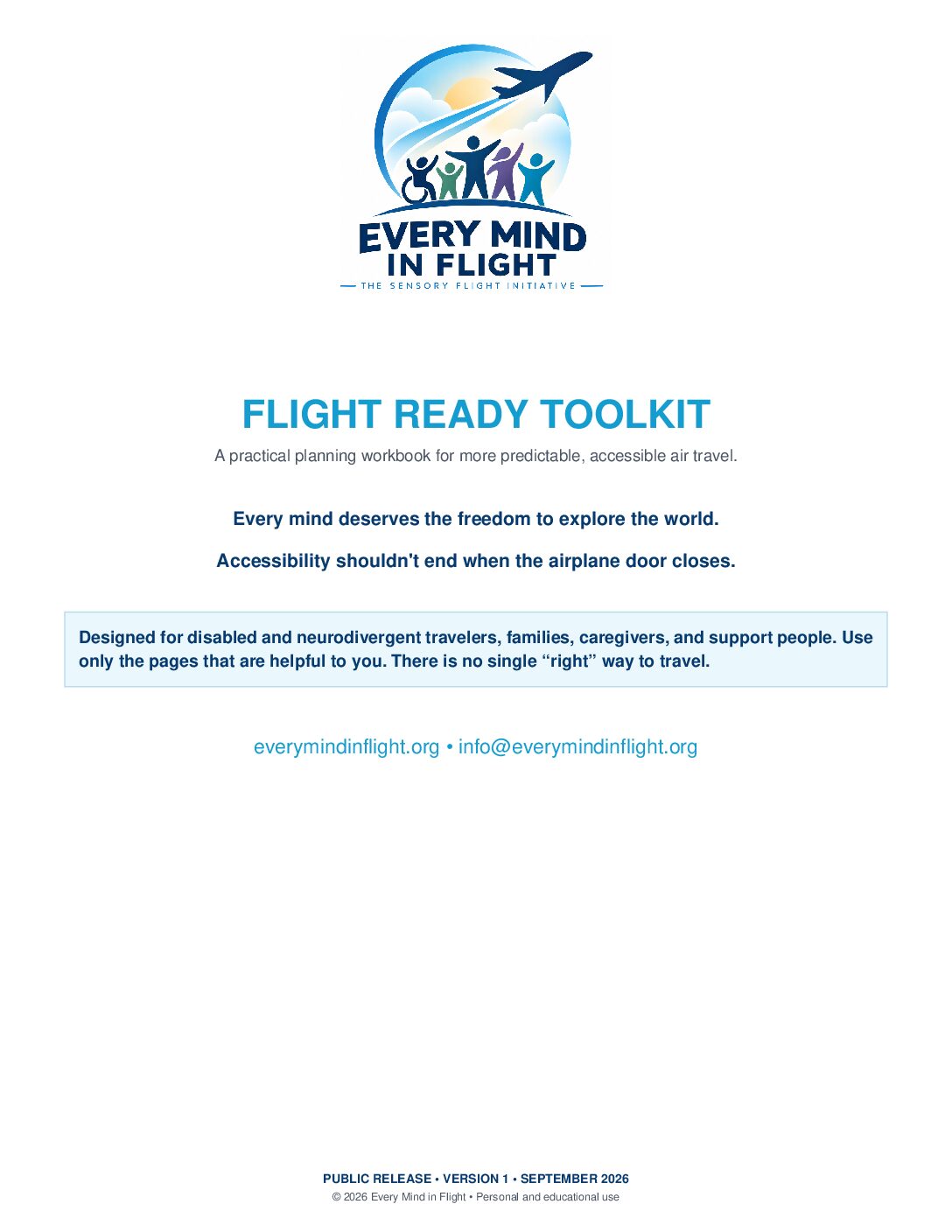 Cover of the Every Mind in Flight Flight Ready Toolkit